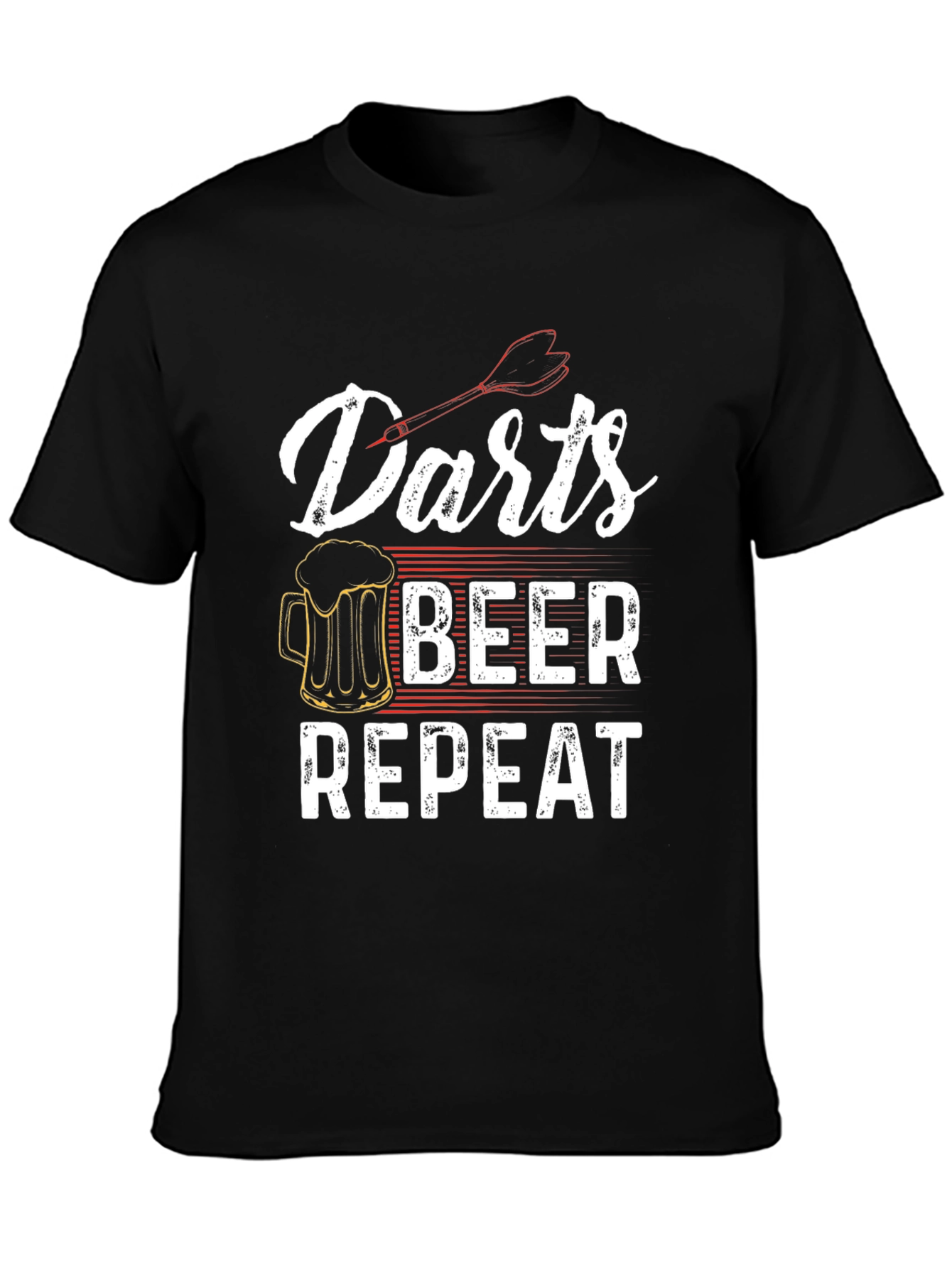 Darts Beer Repeat Graphic T-Shirt