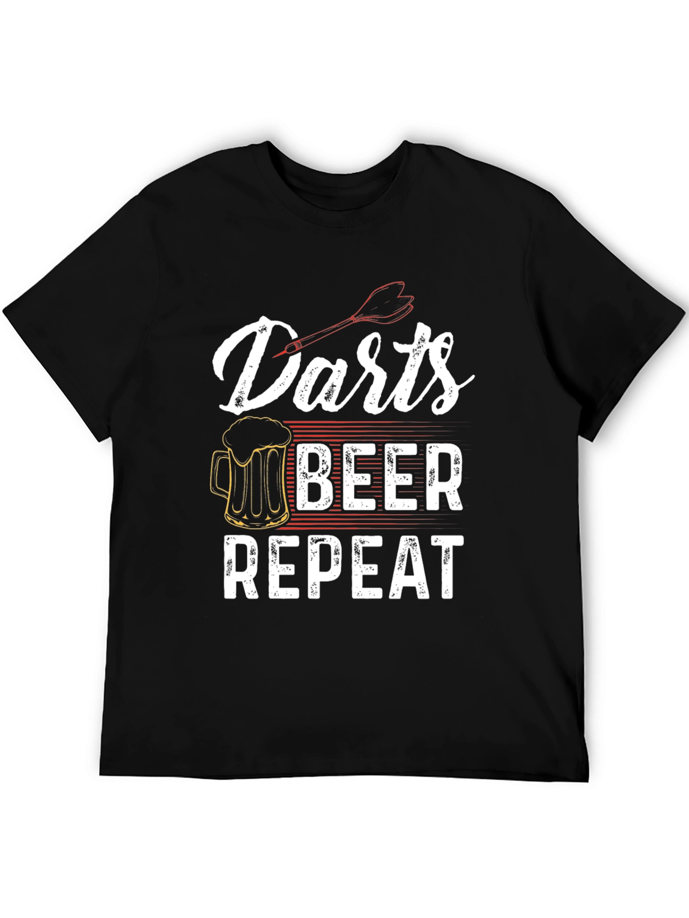 Darts Beer Repeat Graphic T-Shirt