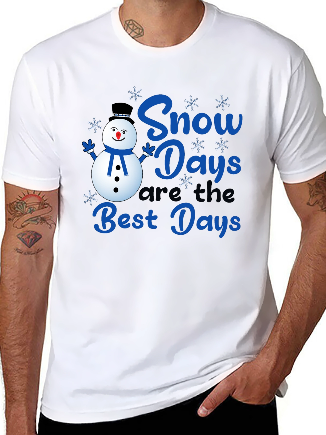 Snow Days T-Shirt - Festive Winter Apparel
