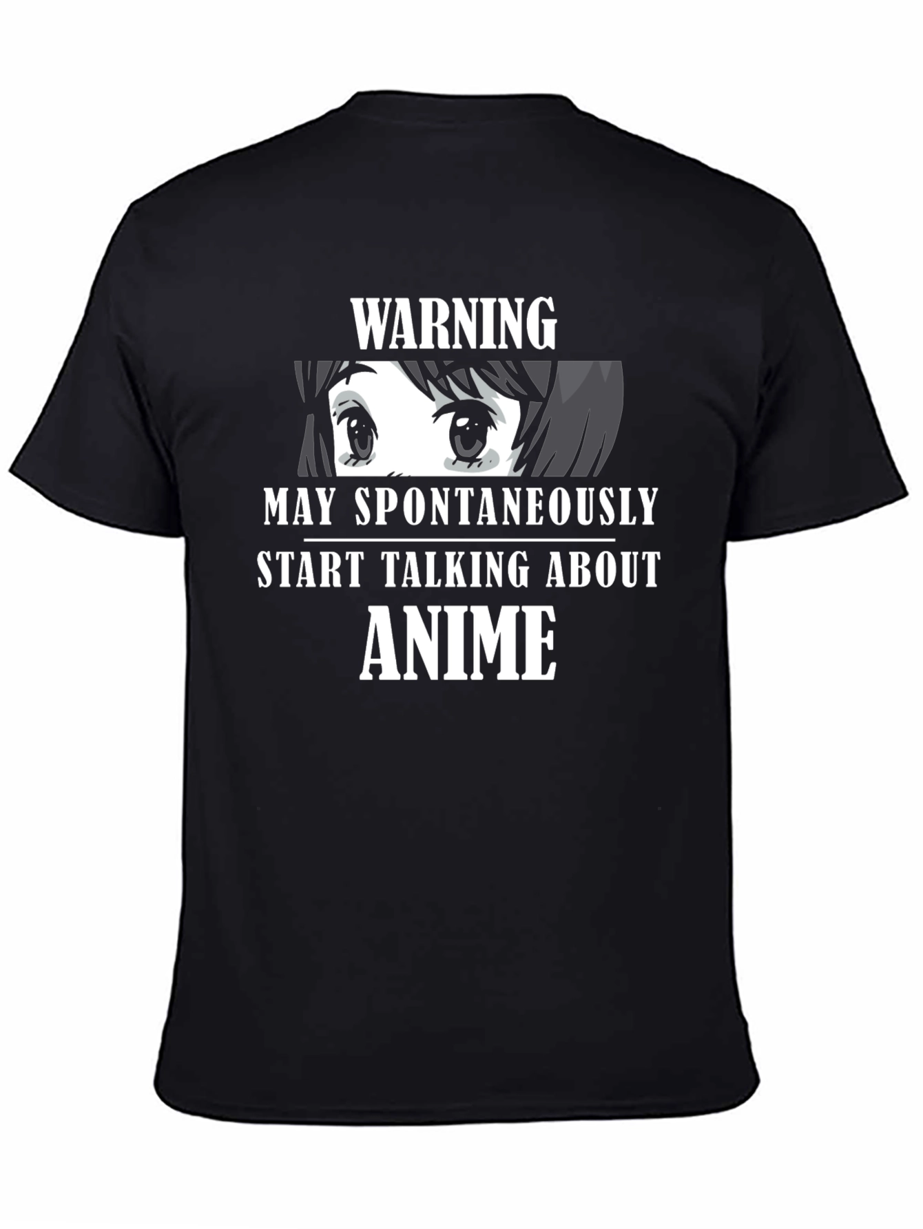 Warning May Spontaneously Talk About Anime T-Shirt