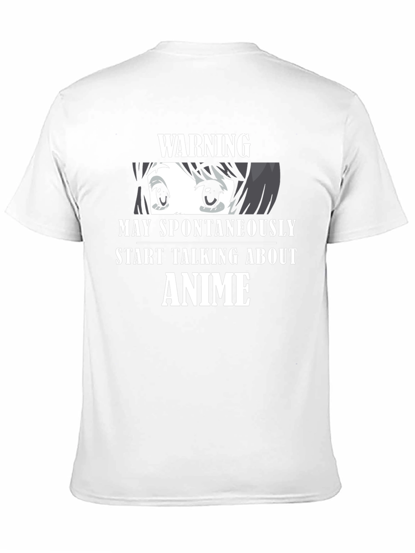 Warning May Spontaneously Talk About Anime T-Shirt