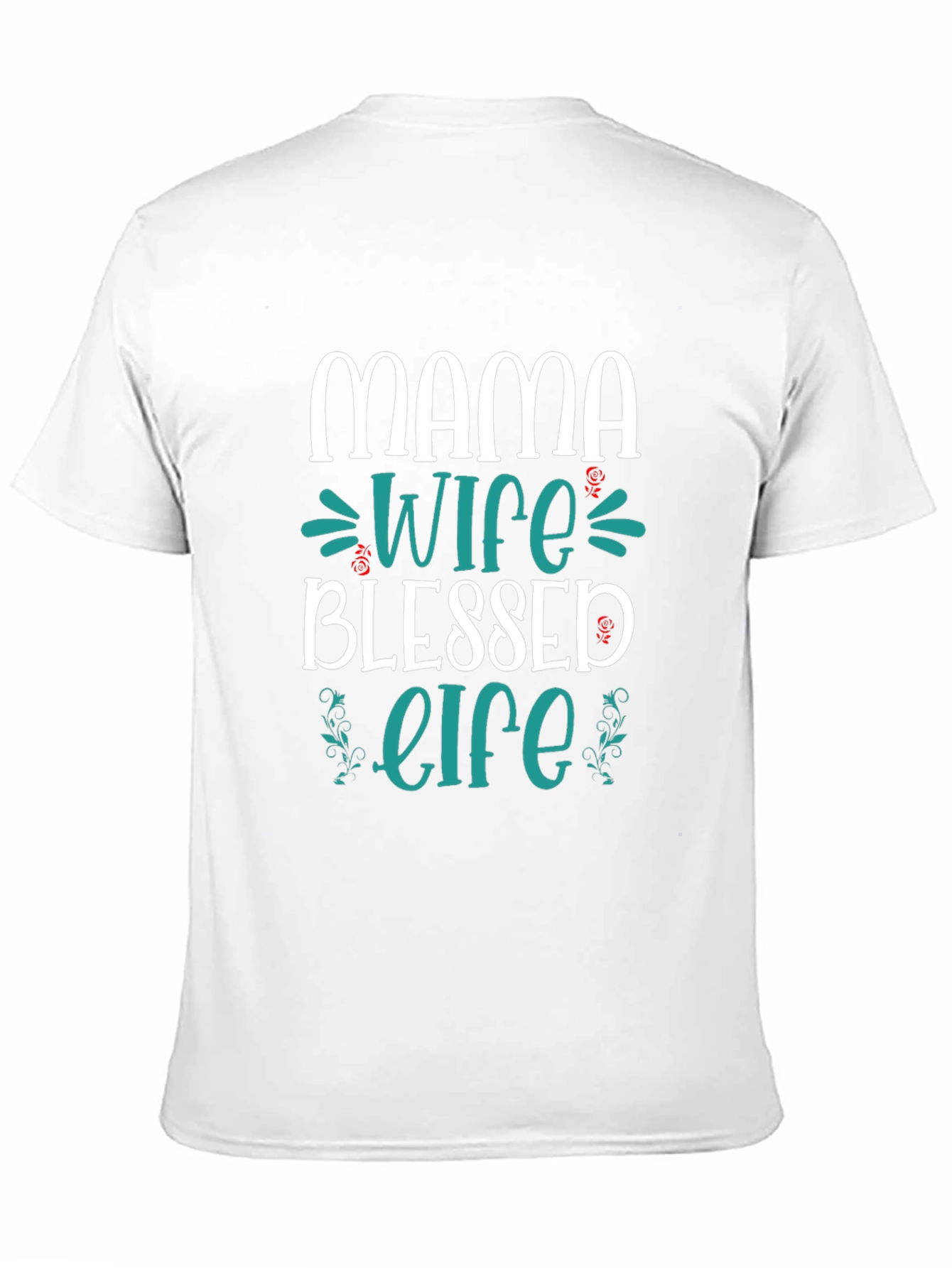 Mama Wife Blessed Life Graphic Tee