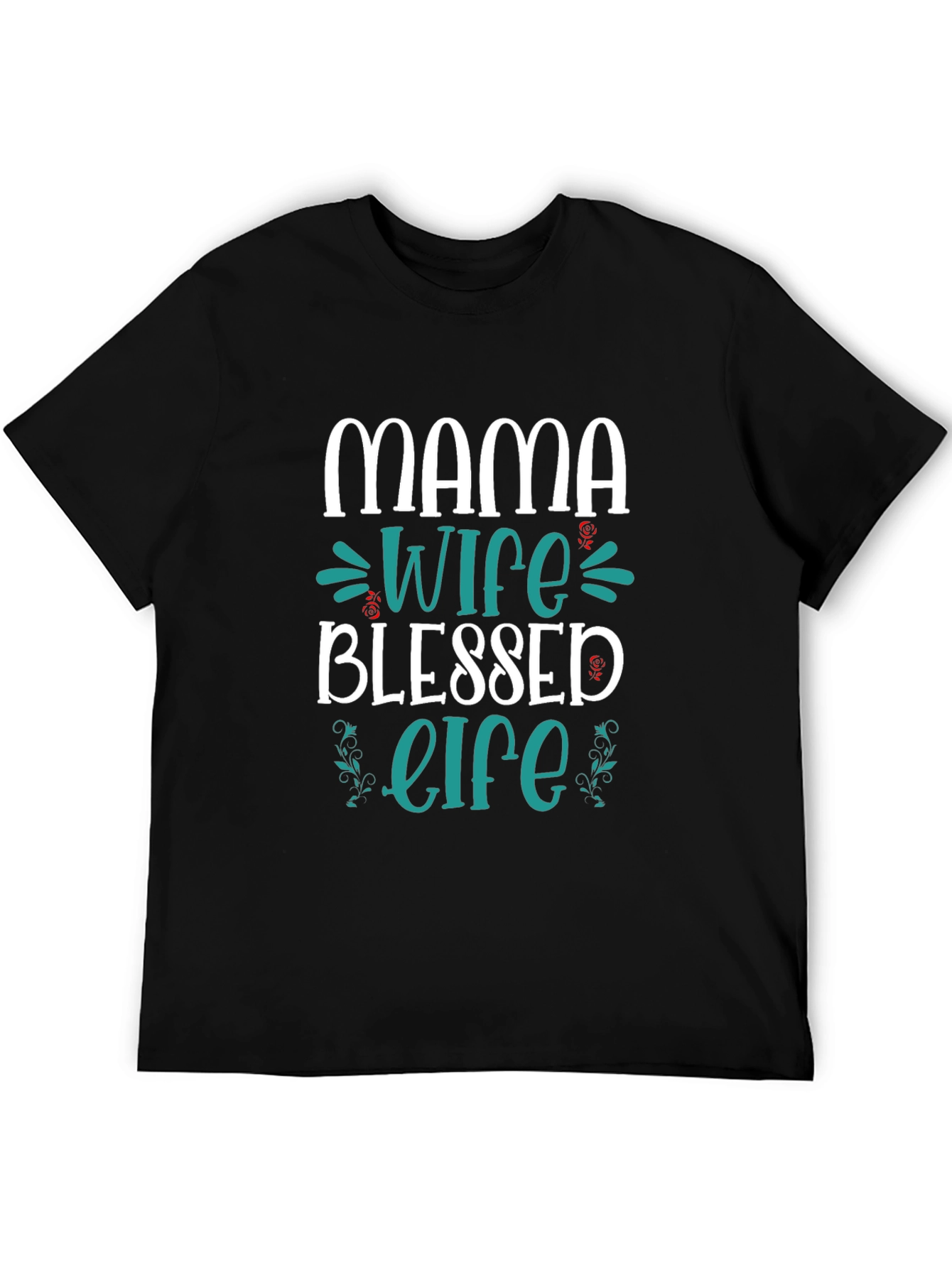 Mama Wife Blessed Life Graphic Tee