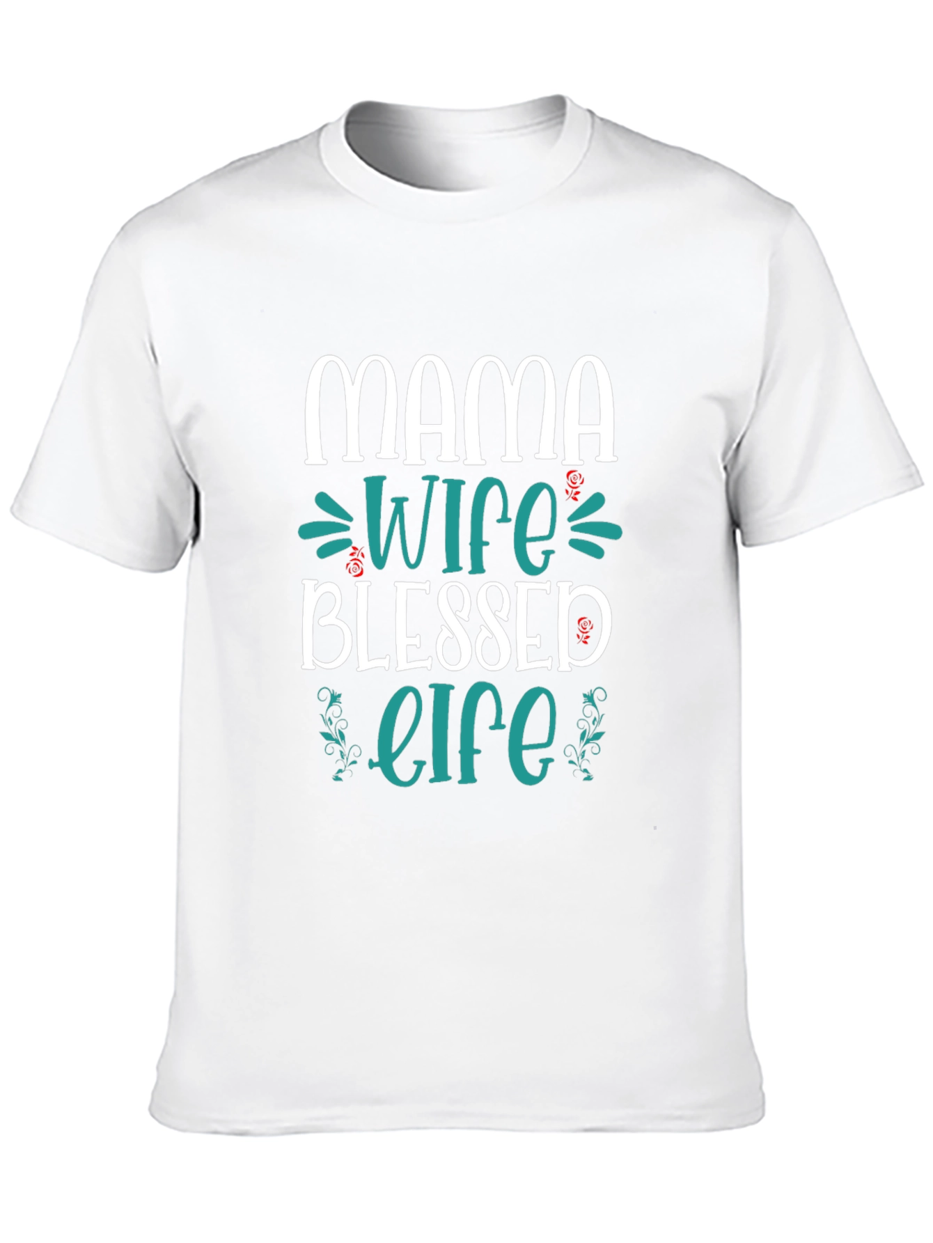 Mama Wife Blessed Life Graphic Tee