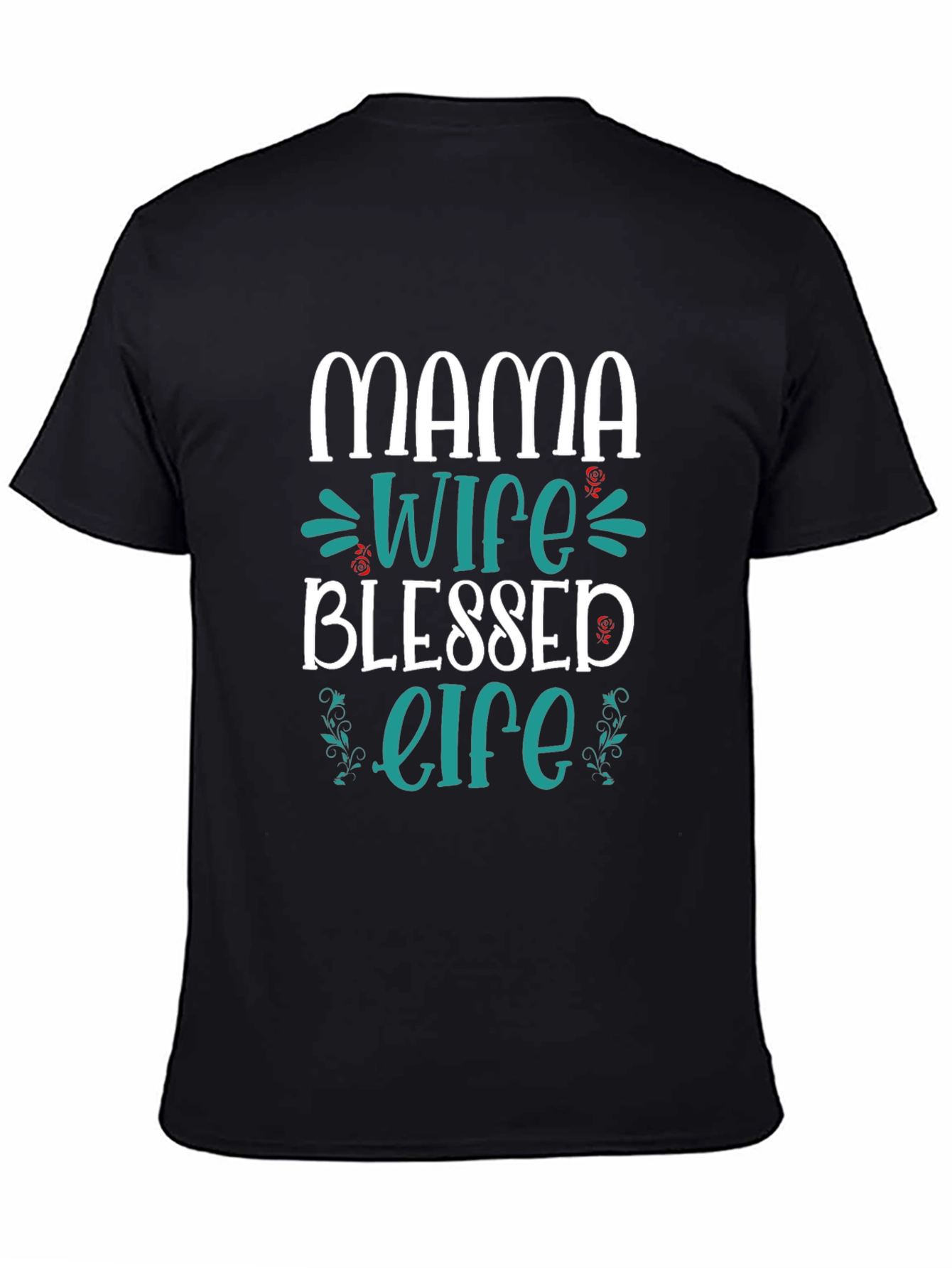Mama Wife Blessed Life Graphic Tee