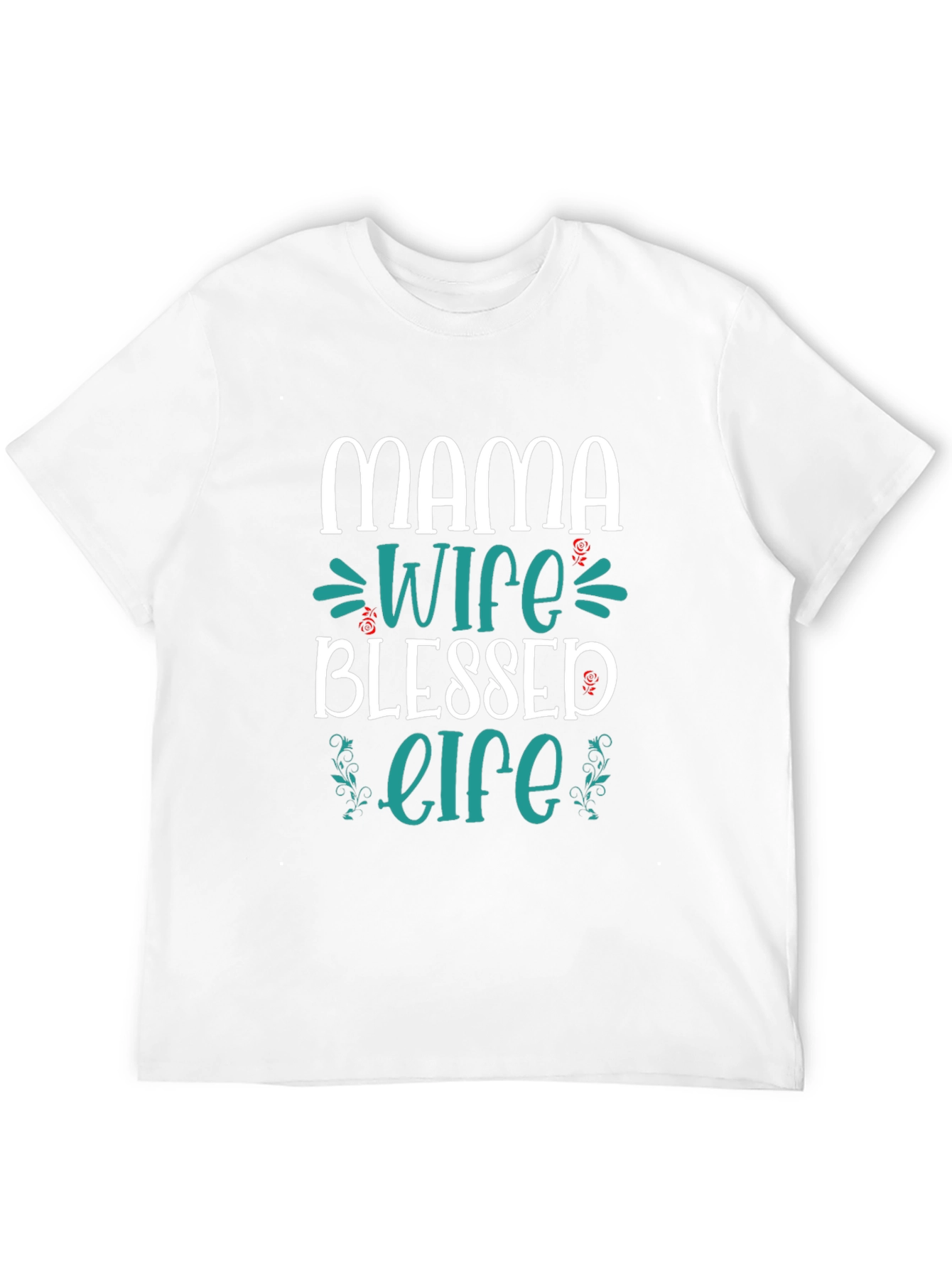 Mama Wife Blessed Life Graphic Tee
