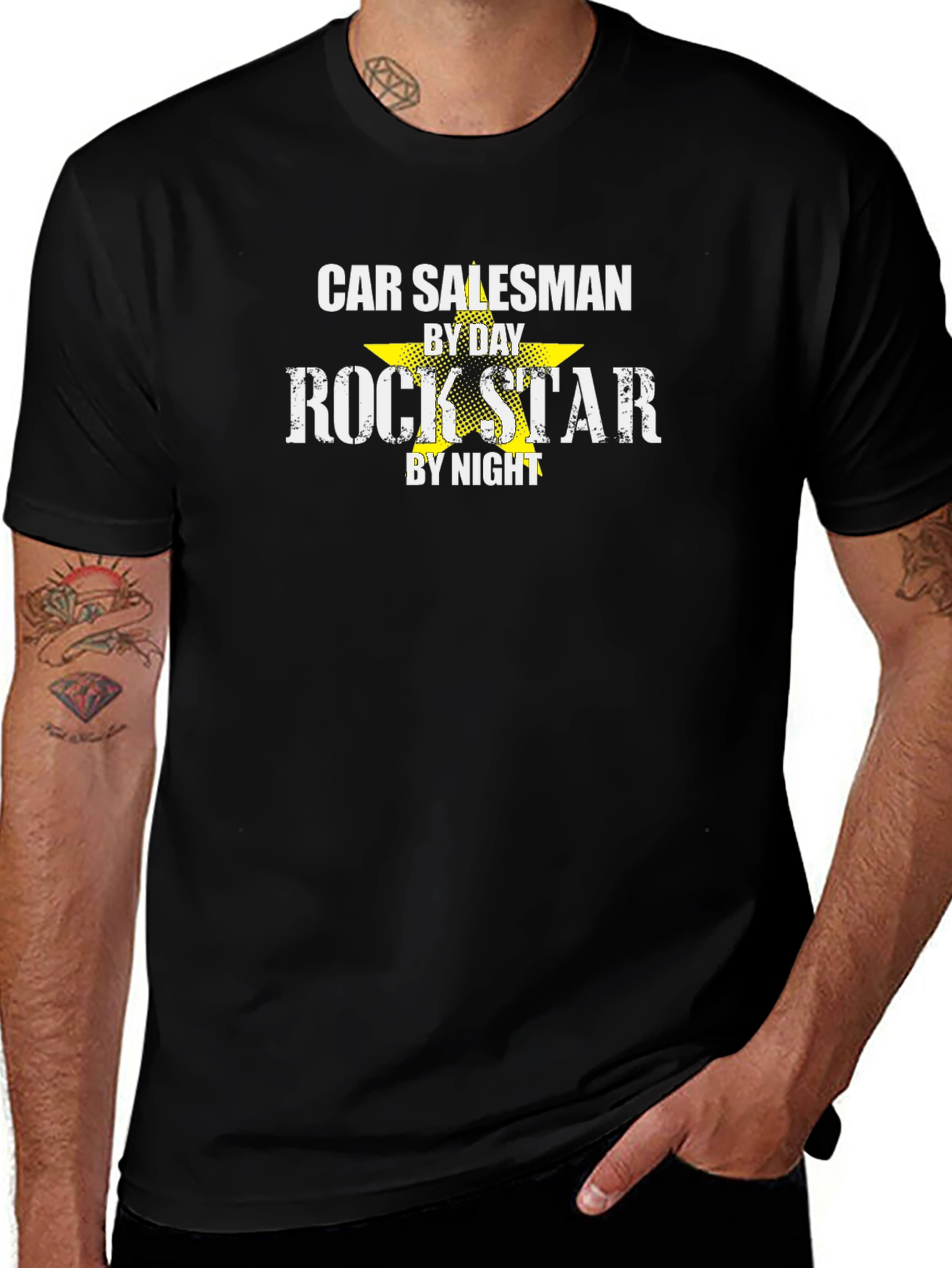 Car Salesman Rock Star T-Shirt
