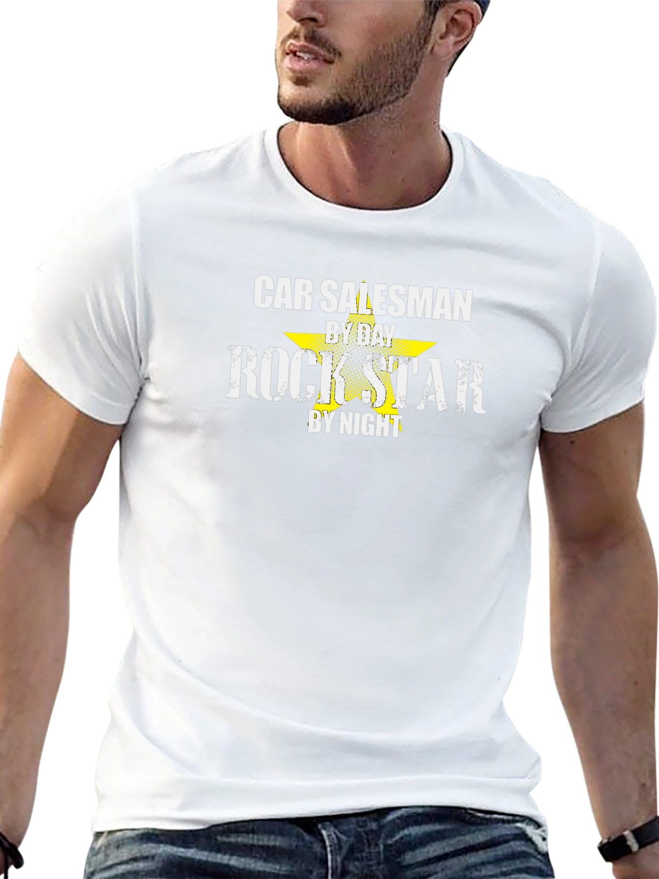 Car Salesman Rock Star T-Shirt