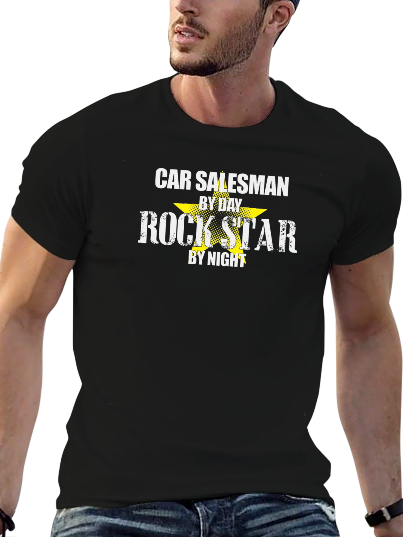 Car Salesman Rock Star T-Shirt