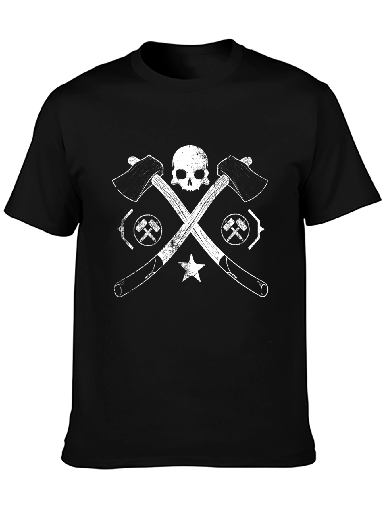 Skull & Crossed Axes Graphic T-Shirt