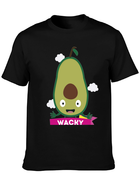 WACKY Avocado Graphic T-Shirt - Trendy & Unique!