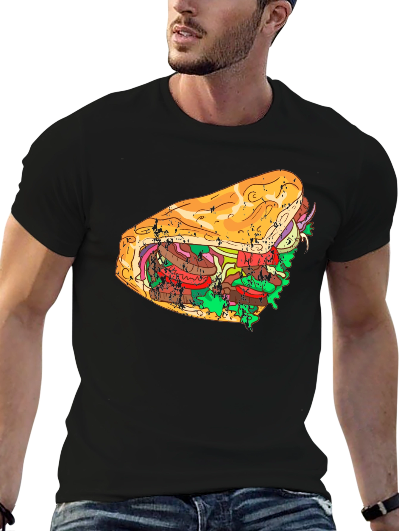 Sandwich Graphic Tee - Comfort Food Style