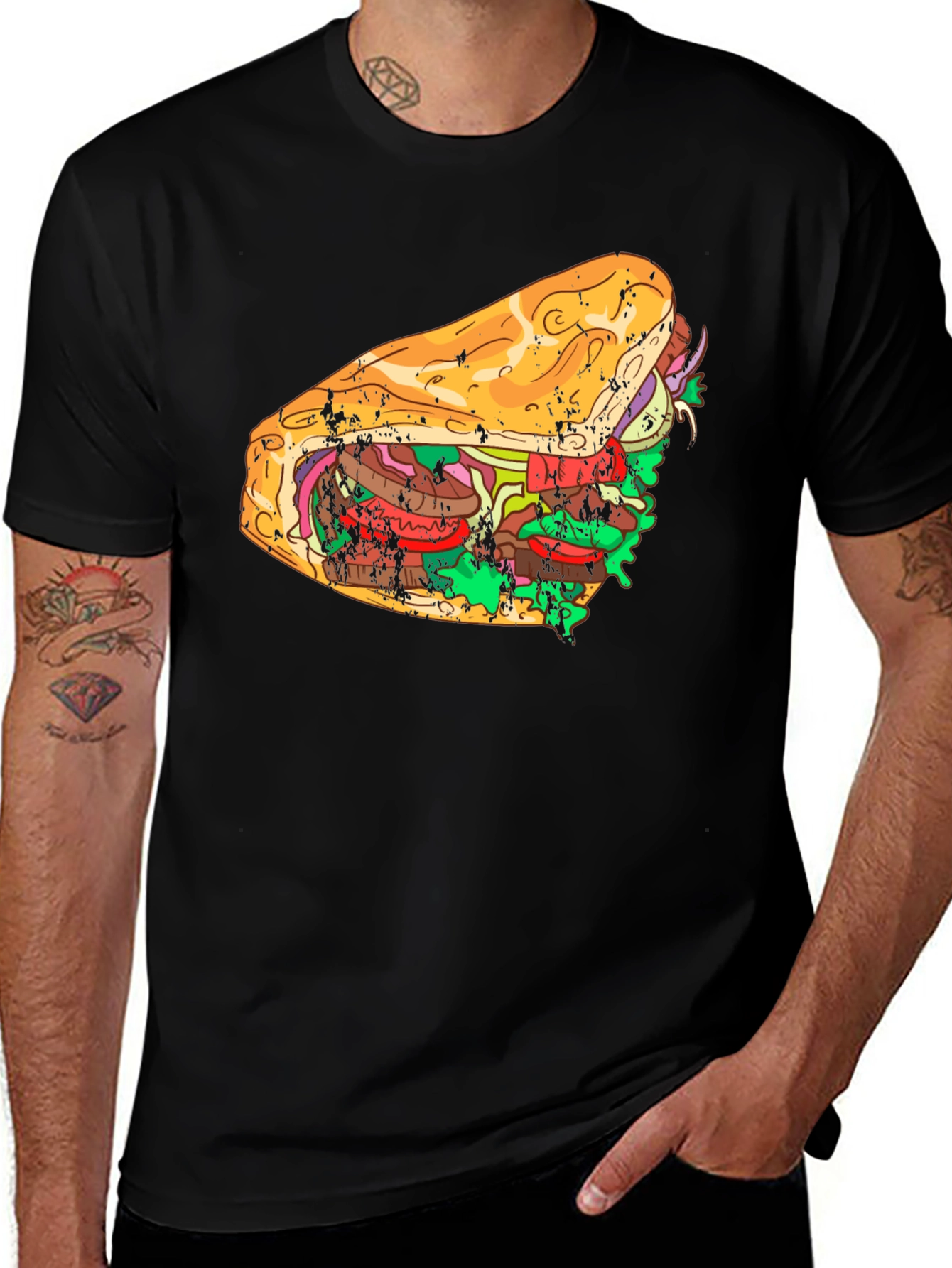 Sandwich Graphic Tee - Comfort Food Style