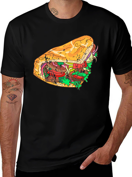 Sandwich Graphic Tee - Comfort Food Style