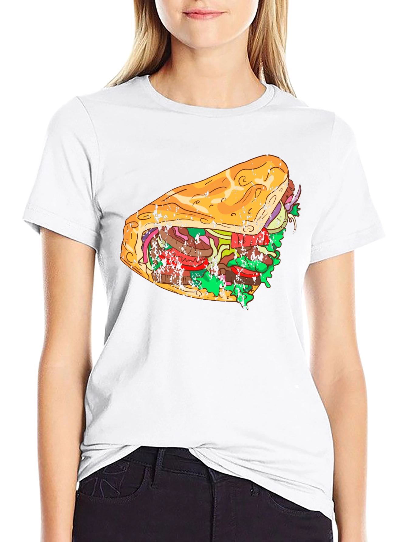 Sandwich Graphic Tee - Comfort Food Style