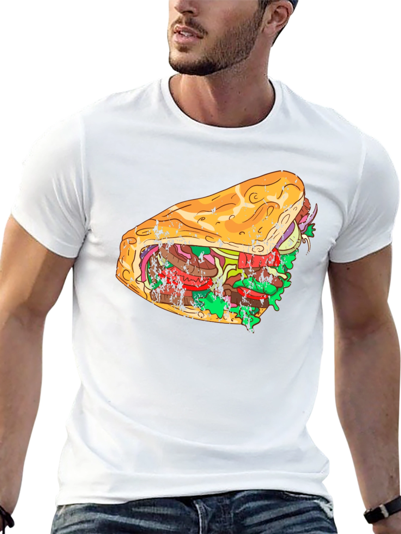 Sandwich Graphic Tee - Comfort Food Style