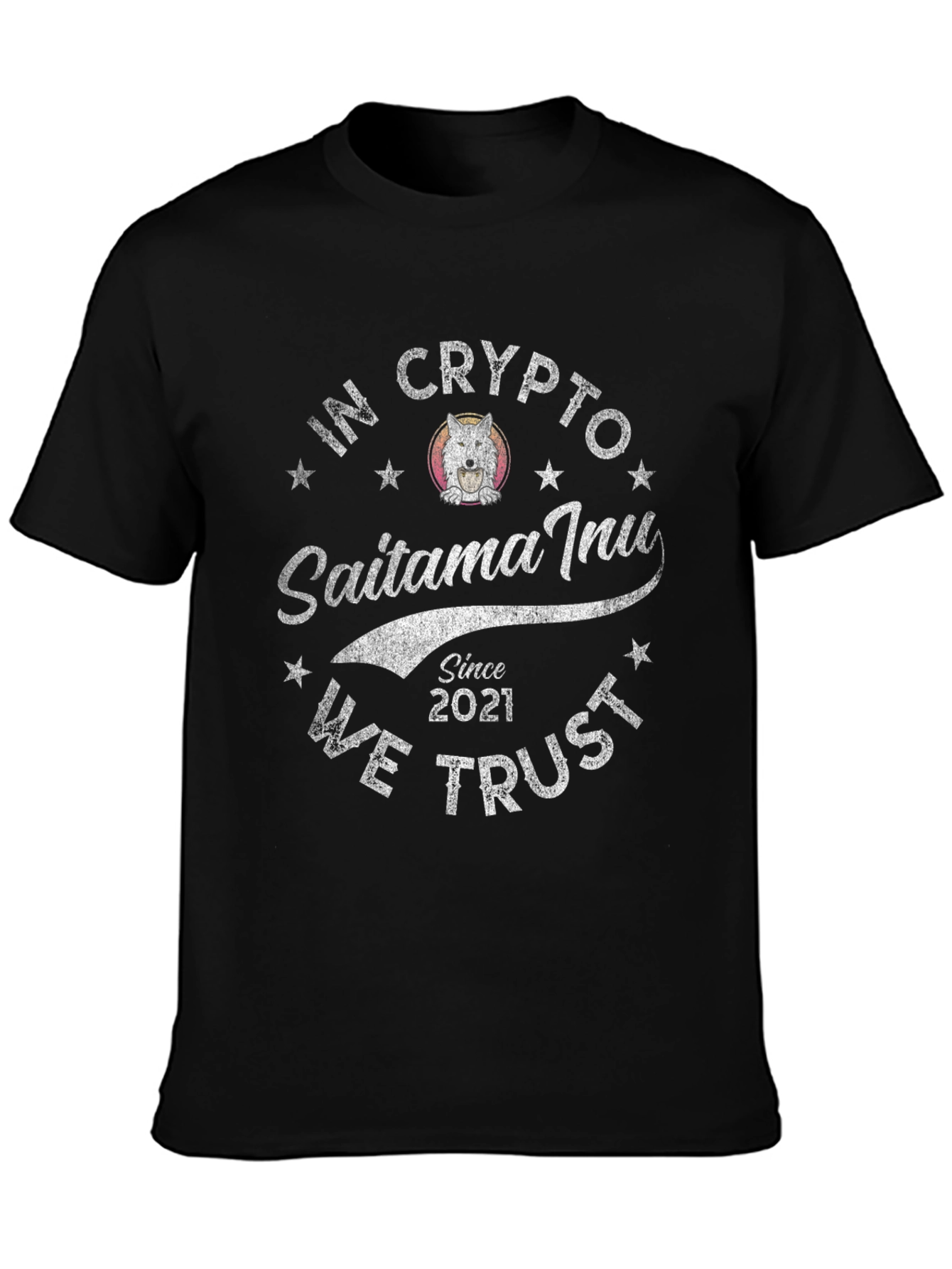 Saitama Inu Crypto T-Shirt - In Crypto We Trust