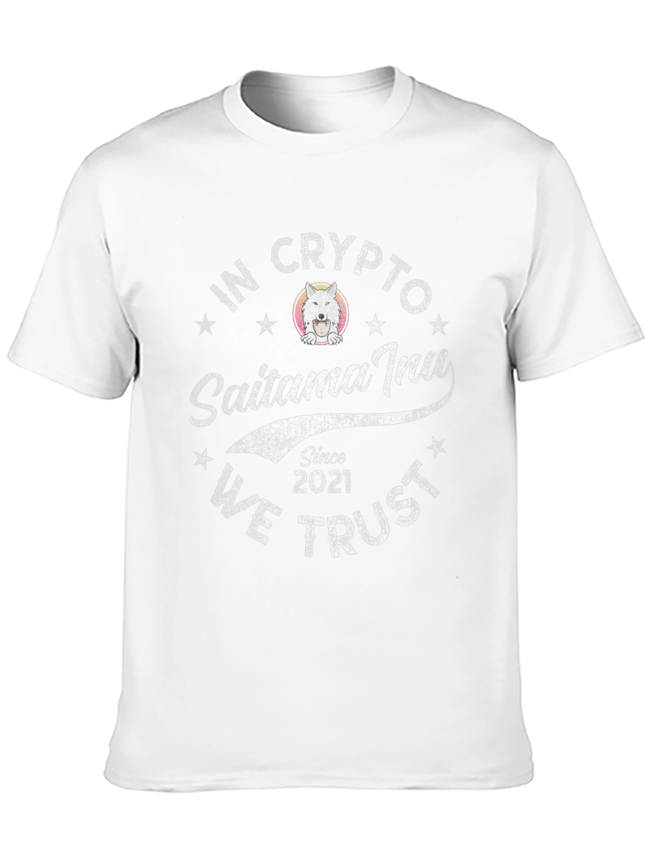 Saitama Inu Crypto T-Shirt - In Crypto We Trust