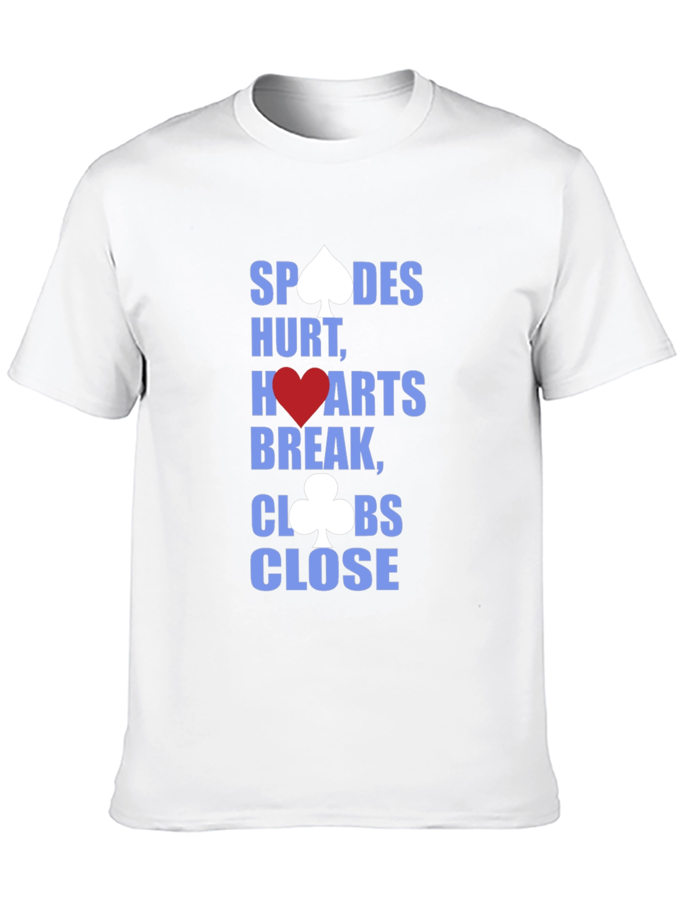 Spades Hearts Clubs T-Shirt - Mens Graphic Tee