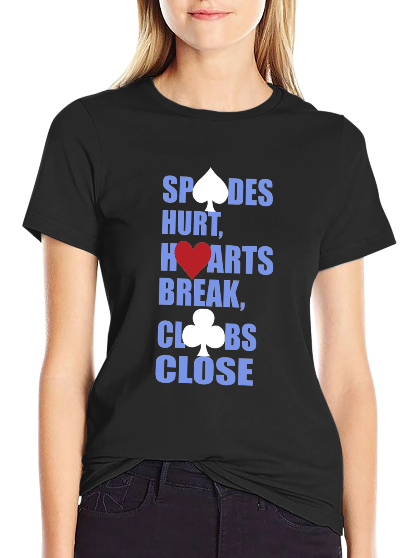 Spades Hearts Clubs T-Shirt - Mens Graphic Tee