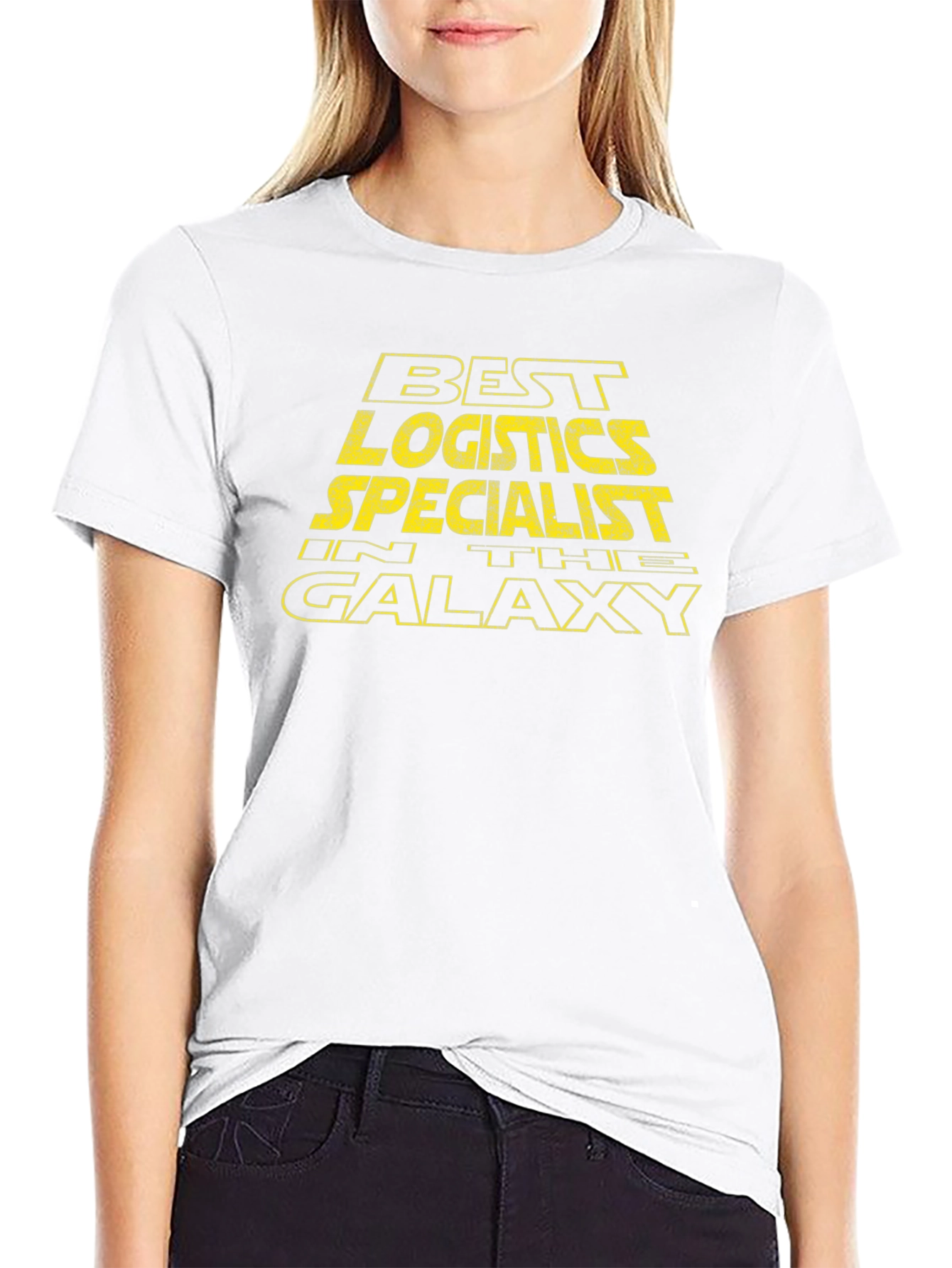 Best Logistics Specialist T-Shirt - Galaxy Design