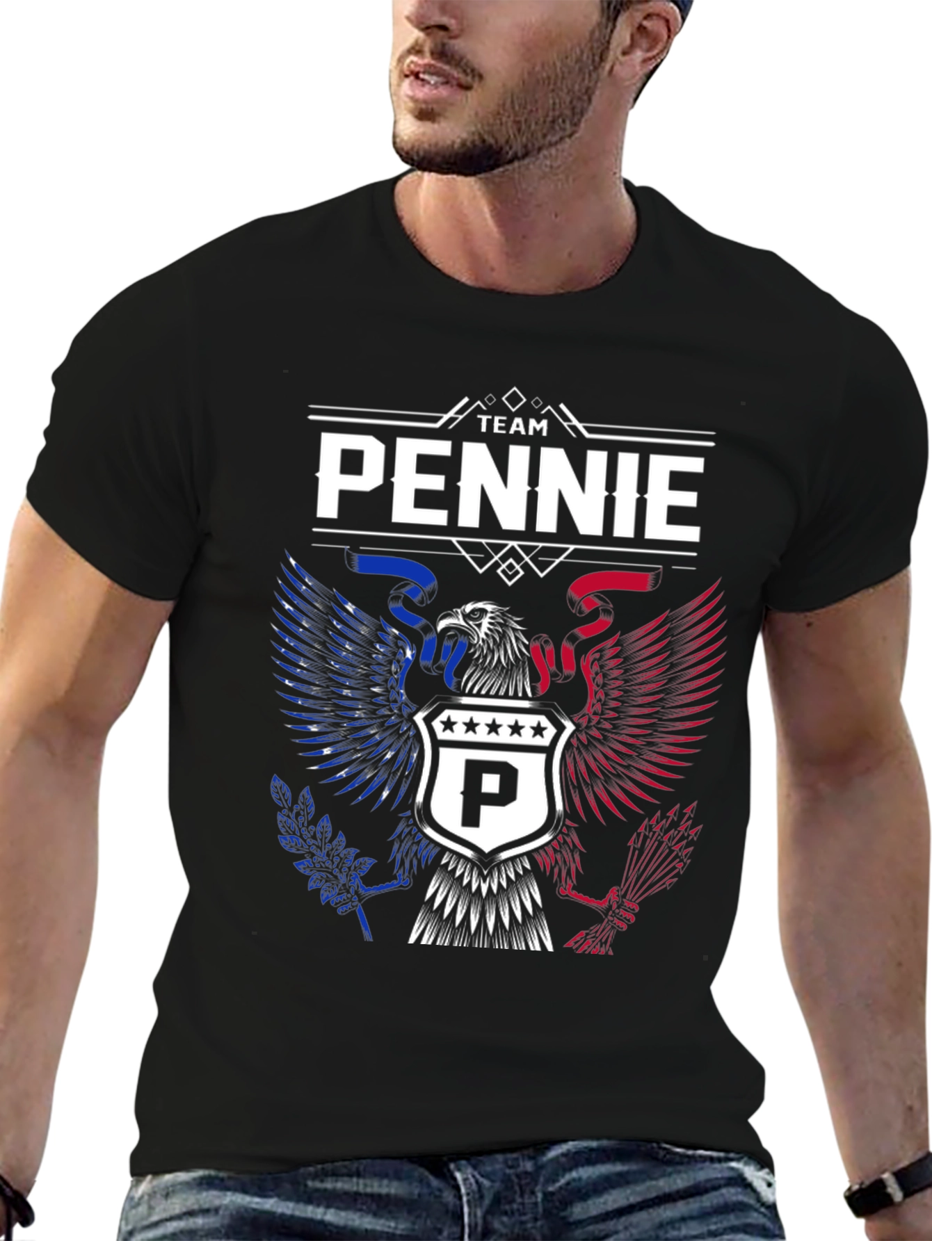 Team Pennie Eagle Patriotic T-Shirt