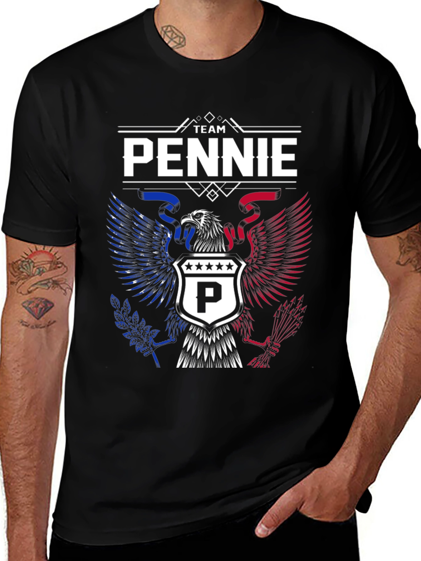 Team Pennie Eagle Patriotic T-Shirt