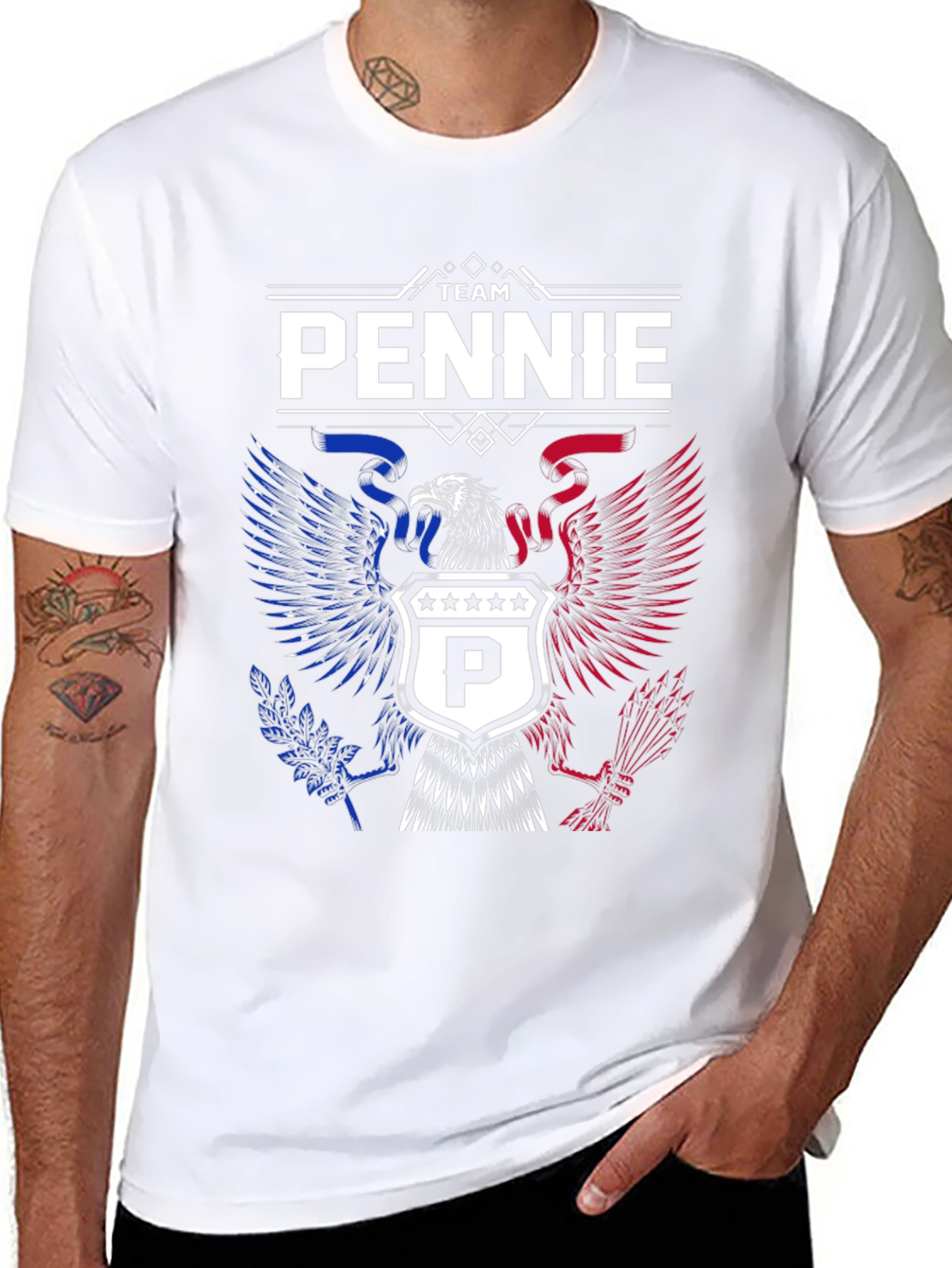 Team Pennie Eagle Patriotic T-Shirt
