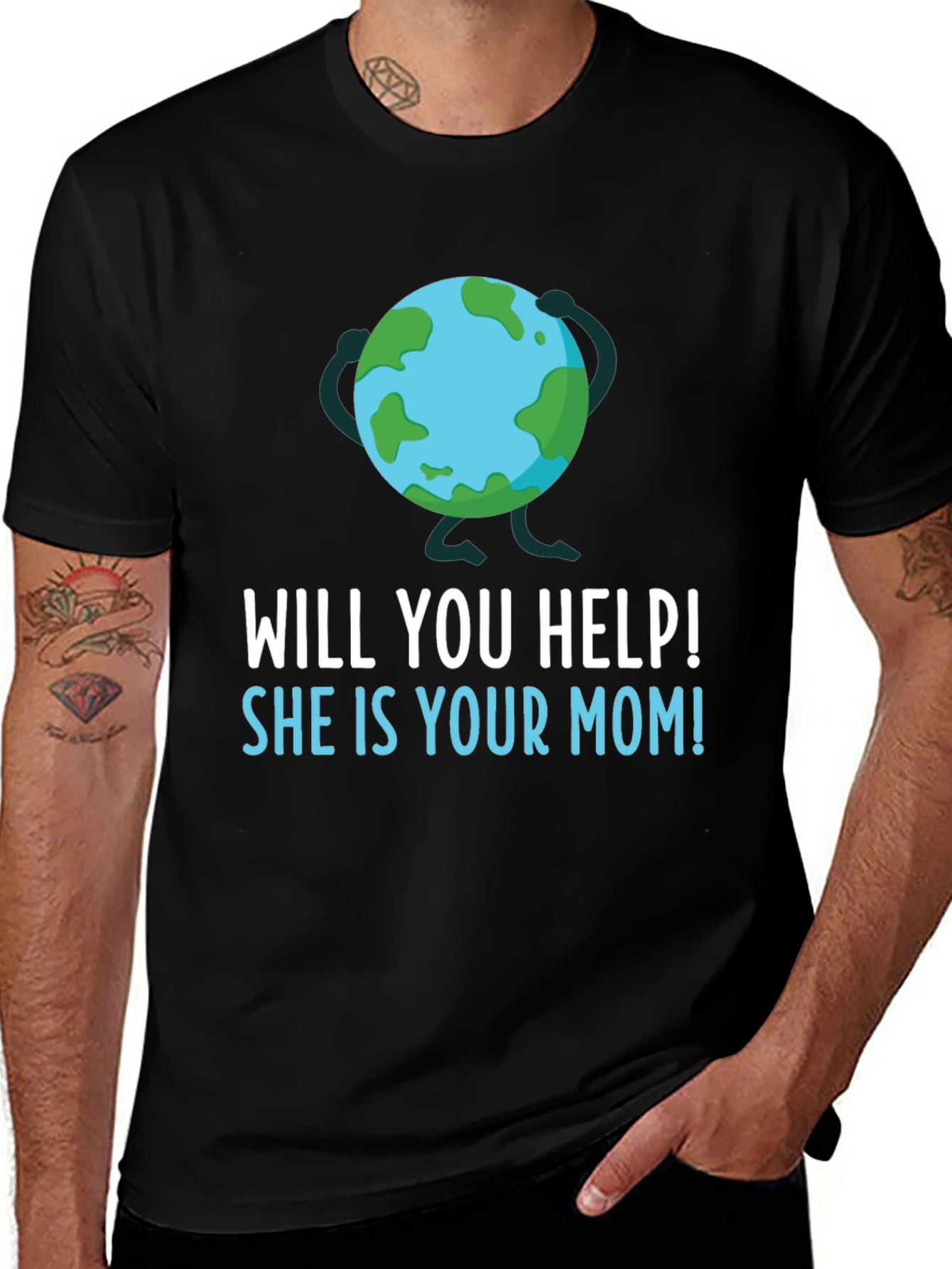 Earth Day Will You Help Graphic T-Shirt