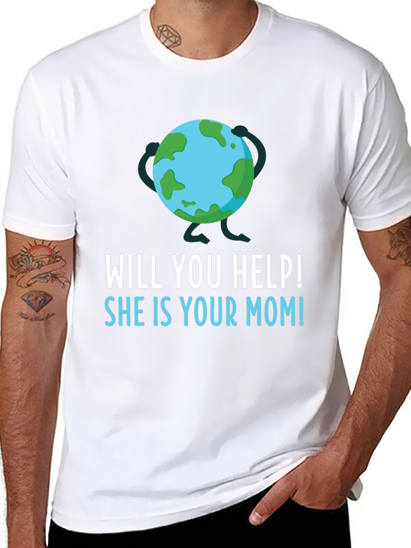 Earth Day Will You Help Graphic T-Shirt