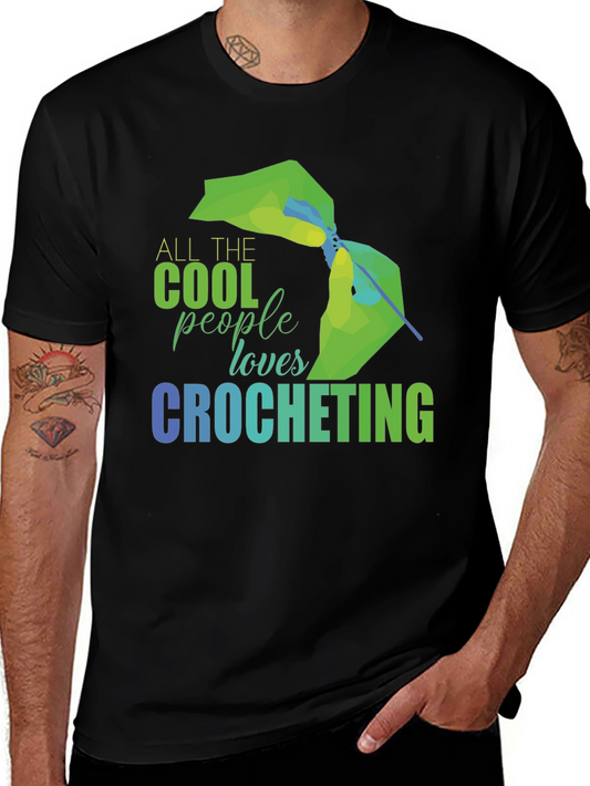 Cool People Crochet T-Shirt