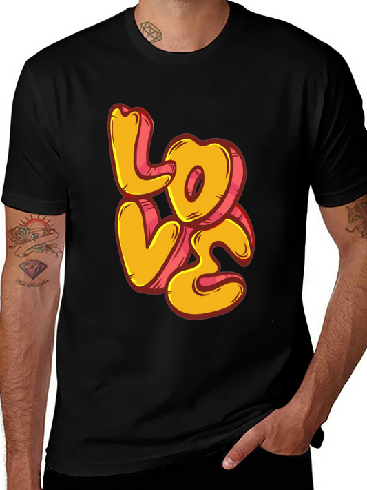 Love Graphic Black T-Shirt