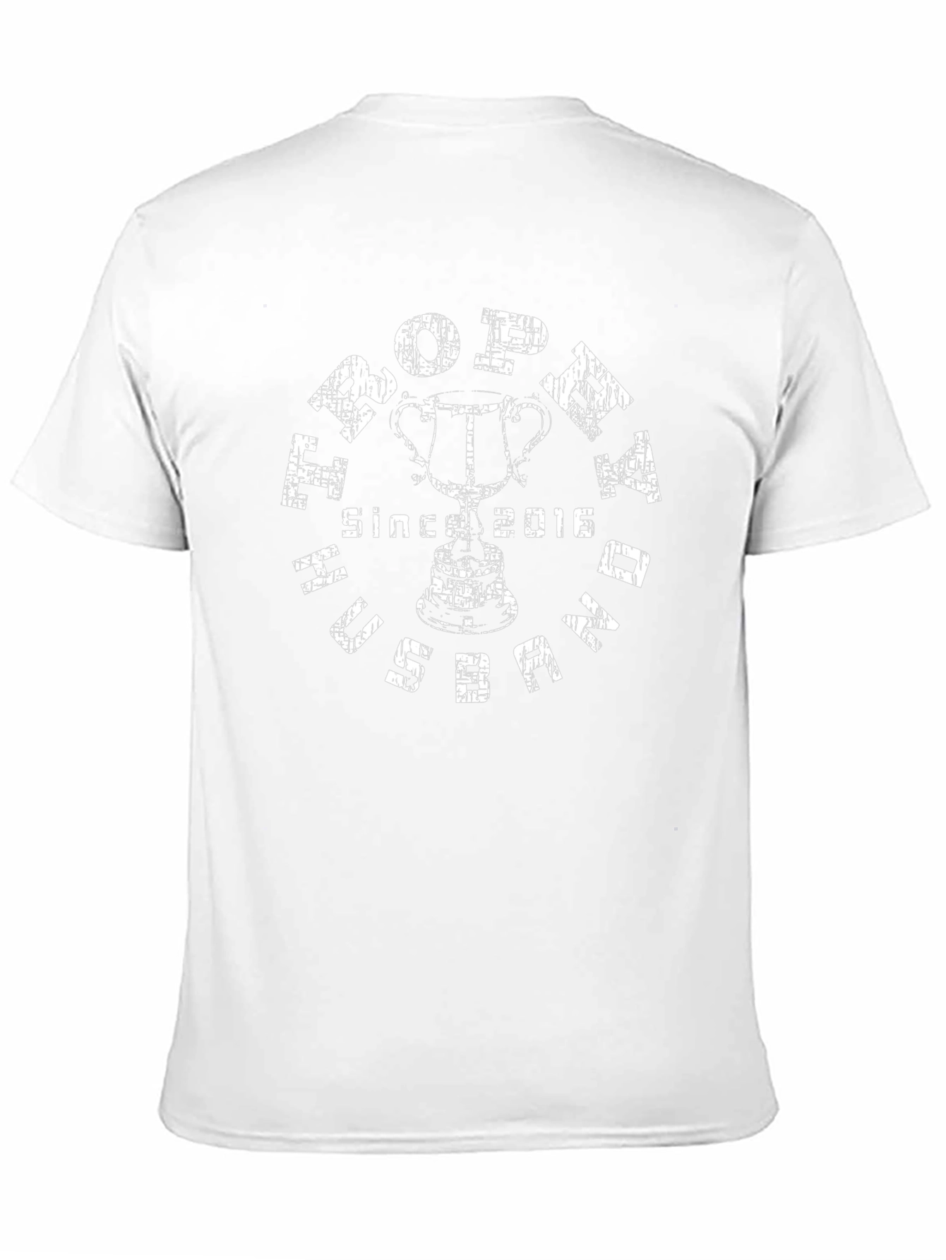 Best Papa Husband Since 2016 Black Graphic Tee