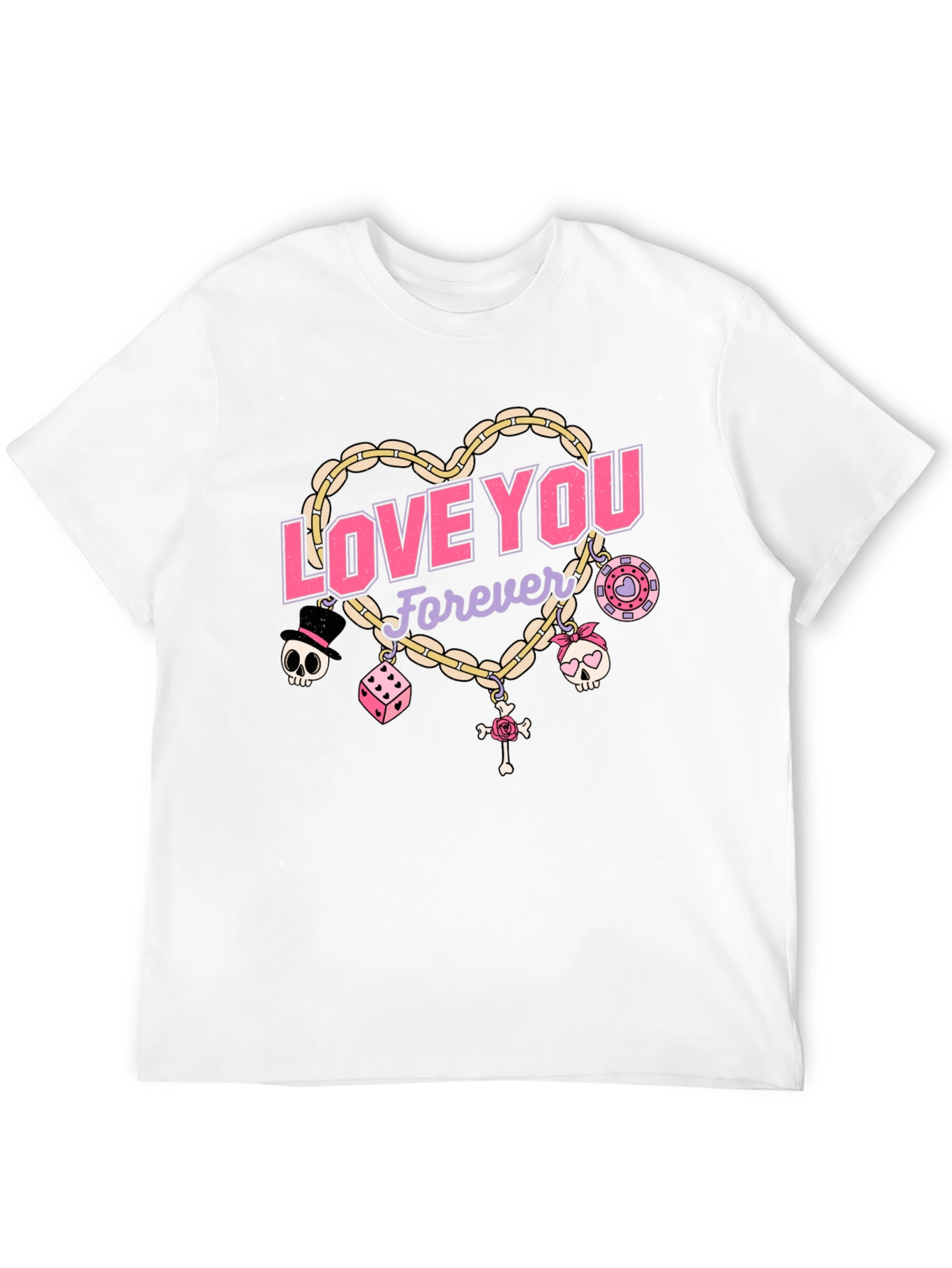 Love You Forever Chain Heart T-Shirt