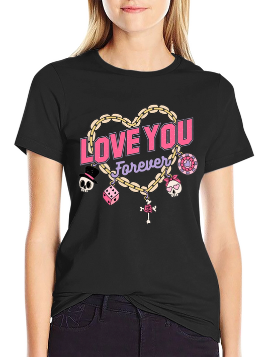 Love You Forever Chain Heart T-Shirt