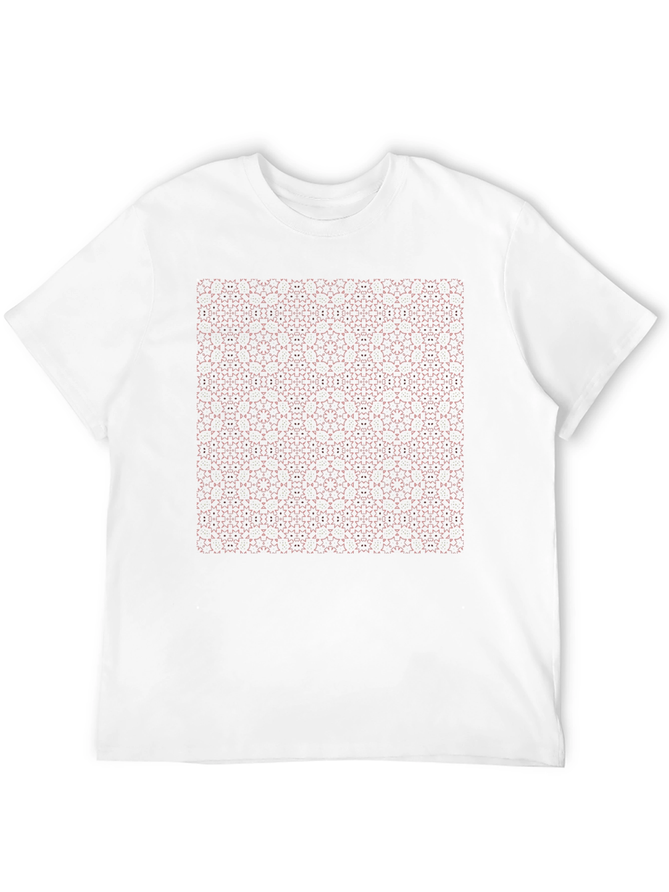Geometric Pattern Black T-Shirt