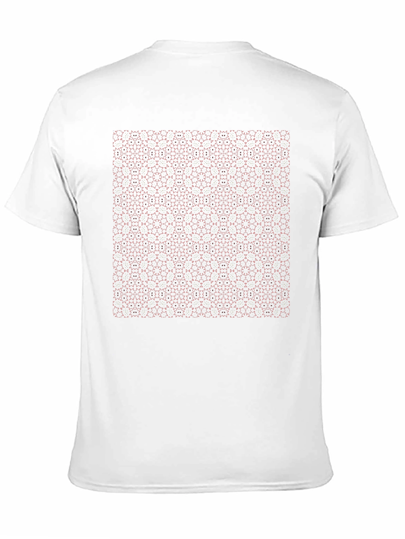 Geometric Pattern Black T-Shirt