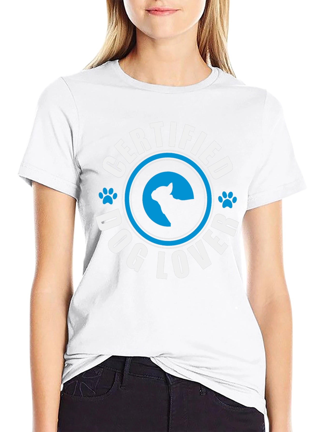 Certified Dog Lover T-Shirt - Black