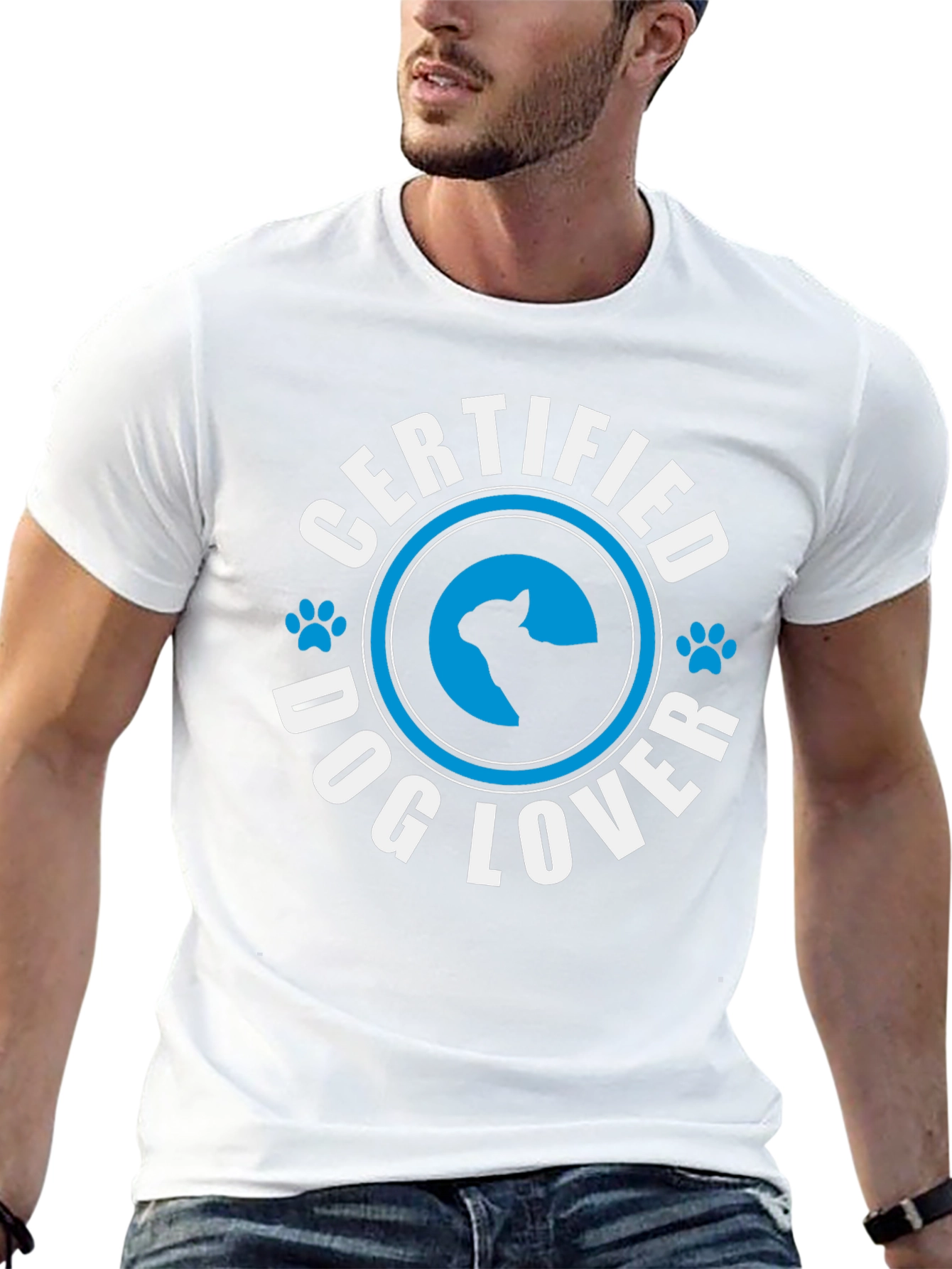 Certified Dog Lover T-Shirt - Black