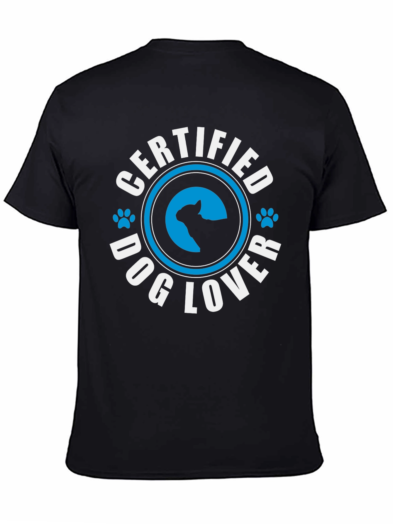 Certified Dog Lover T-Shirt - Black