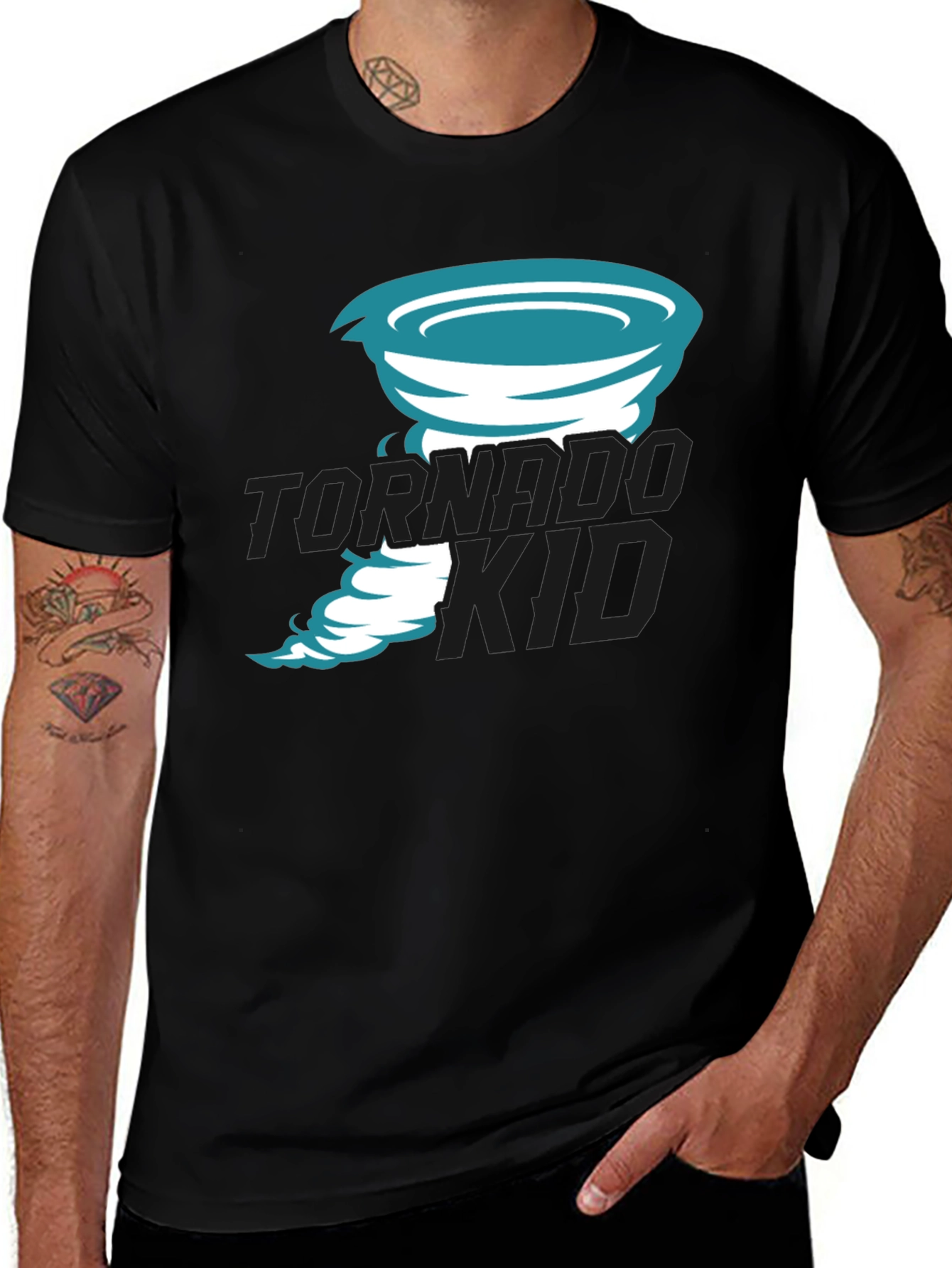 Tornado Kid Black T-Shirt