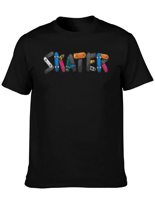 Skater Graphic T-Shirt - Cool Skateboard Design Tee