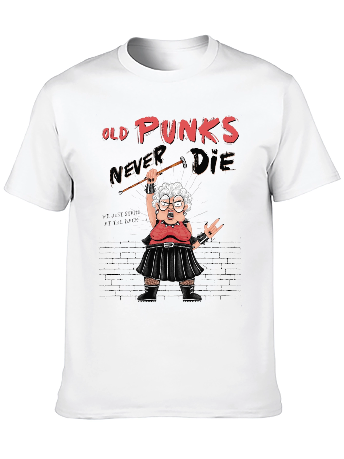 Old Punks Never Die Graphic T-Shirt