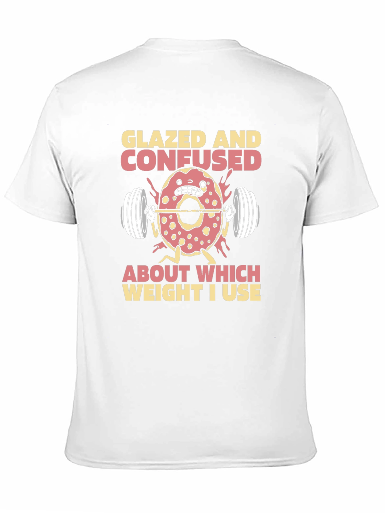 Glazed and Confused Donut Weightlifting T-Shirt