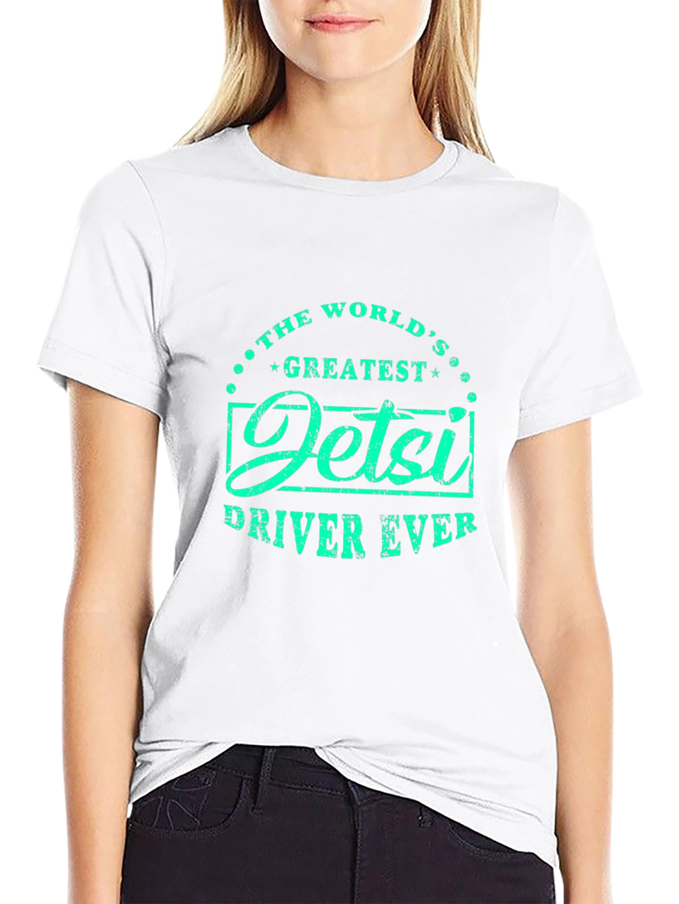 Worlds Greatest Jetski Driver Black Graphic T-Shirt