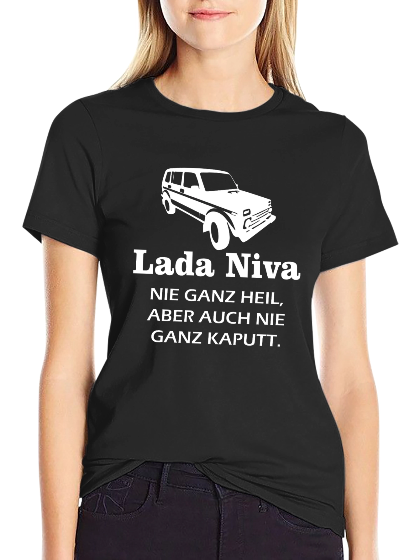 Lada Niva - German Humorous Mens Tee