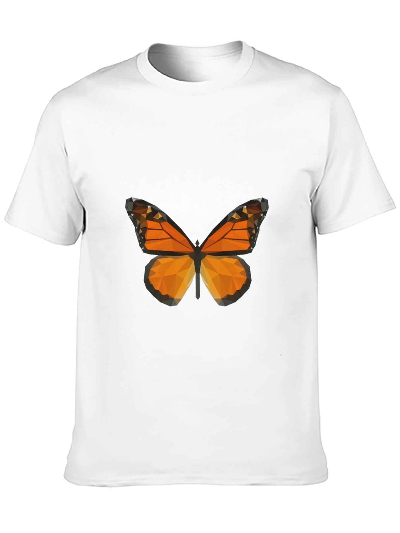 Geometric Butterfly Graphic Tee - Modern Casual Style