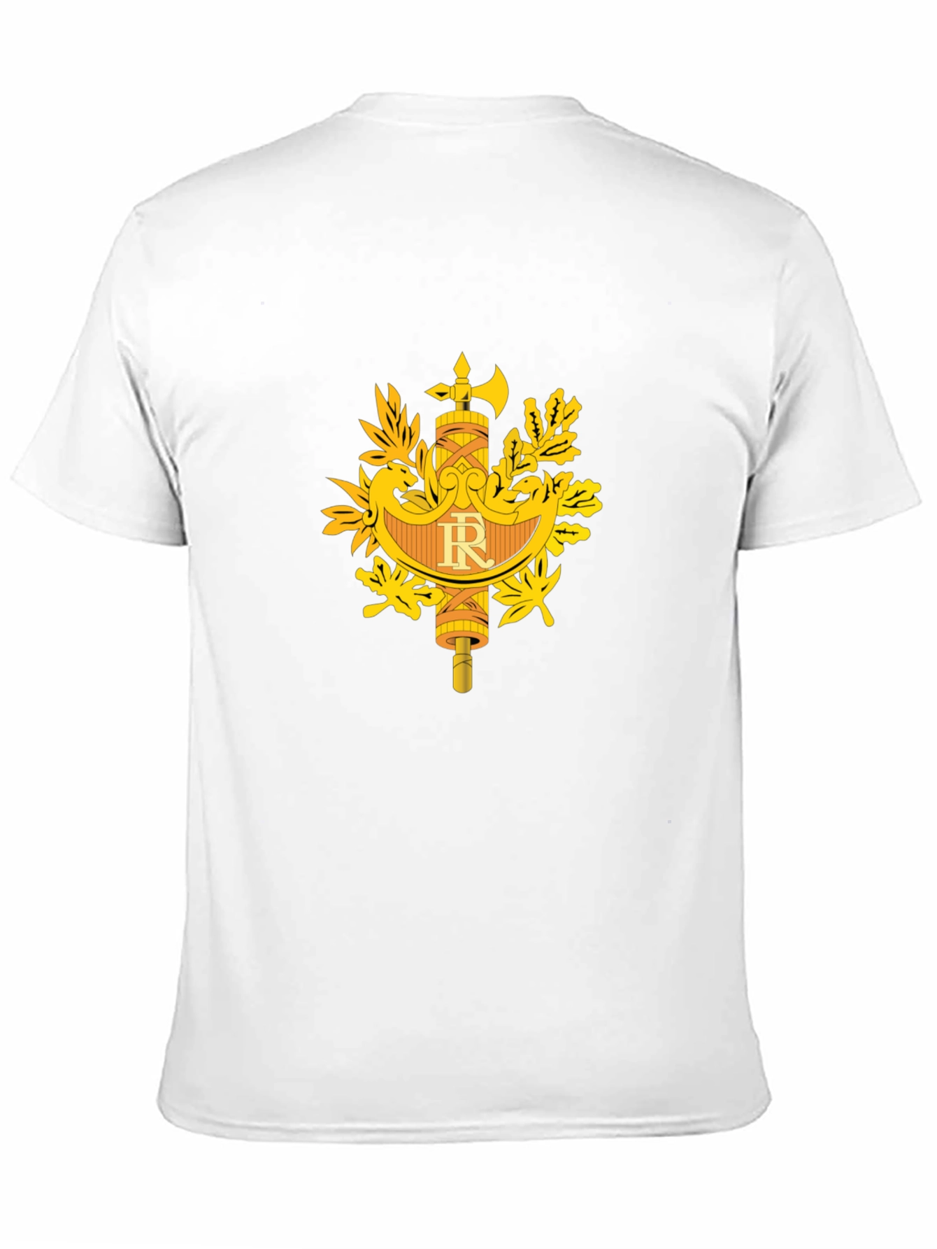 French Republic Symbol Black T-Shirt