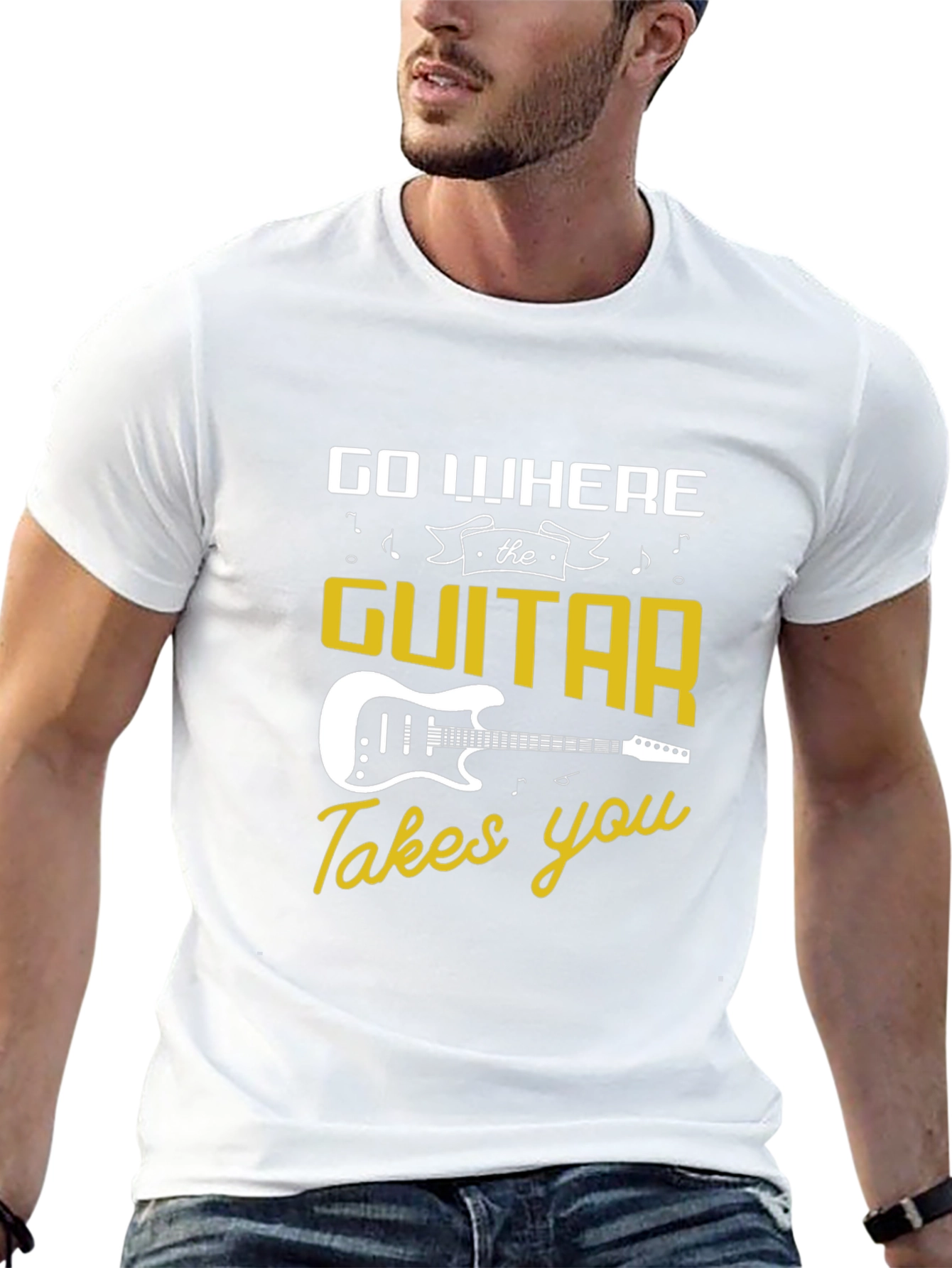 Go Where the Guitar Takes You T-Shirt