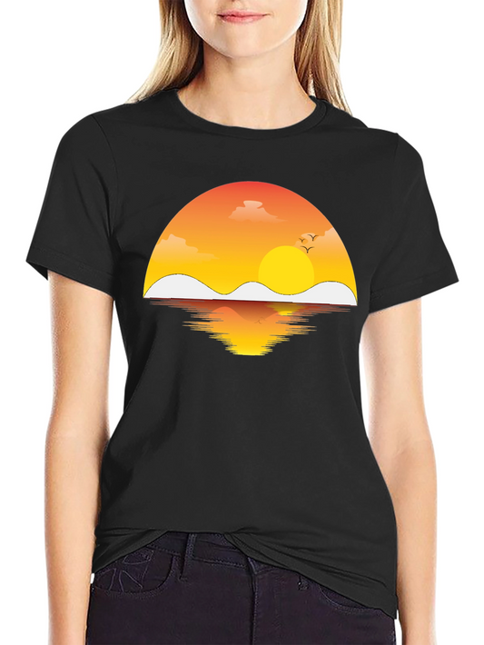 Sunset Reflection Graphic T-Shirt